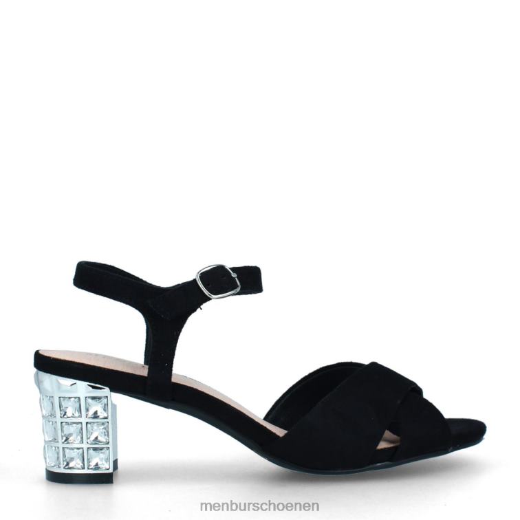 zwart casual chique schoen 64N063580 borgata vrouwen Menbur