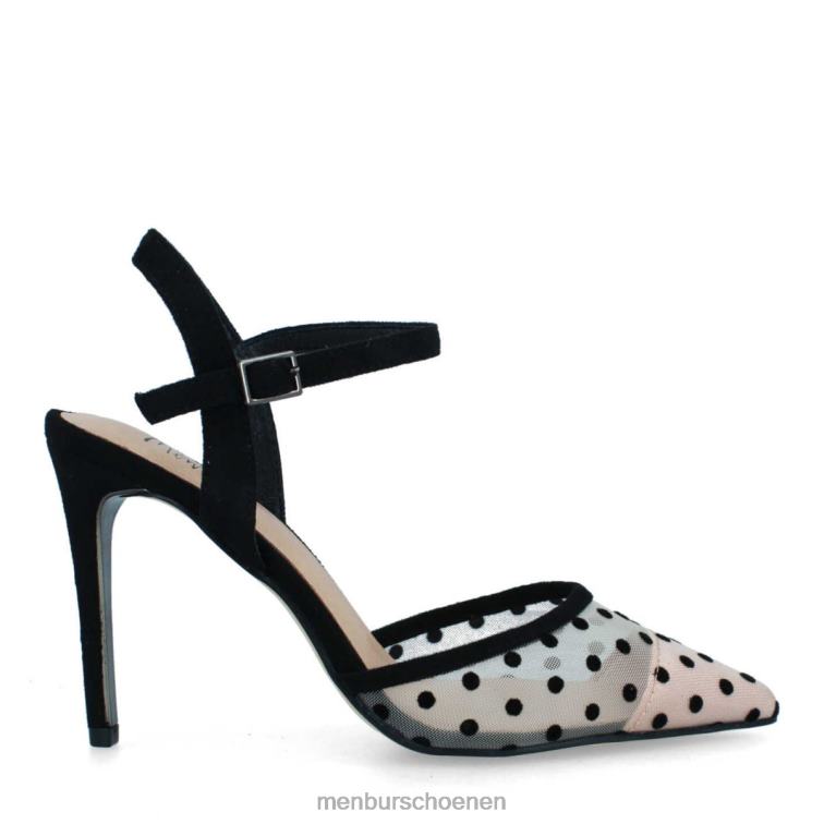 zwart casual chique schoen 64N06371 blavy vrouwen Menbur