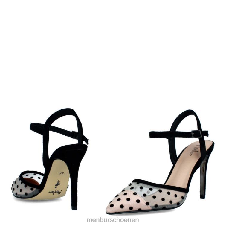 zwart casual chique schoen 64N06371 blavy vrouwen Menbur