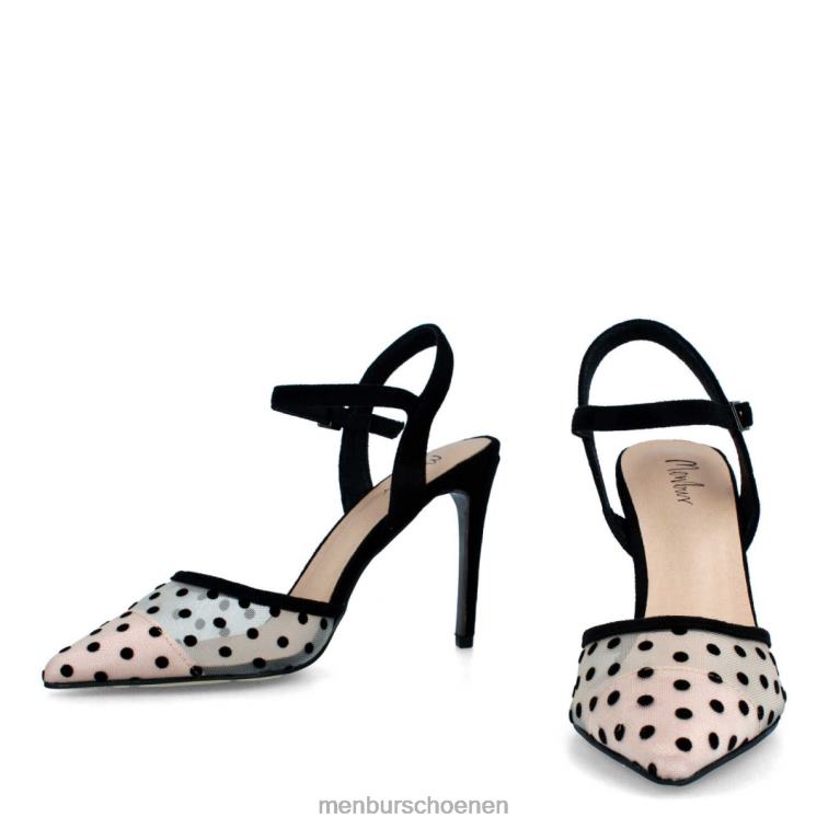 zwart casual chique schoen 64N06371 blavy vrouwen Menbur