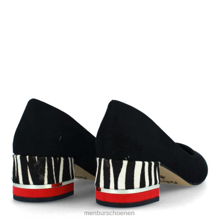 zwart casual chique schoen 64N06378 linduno vrouwen Menbur