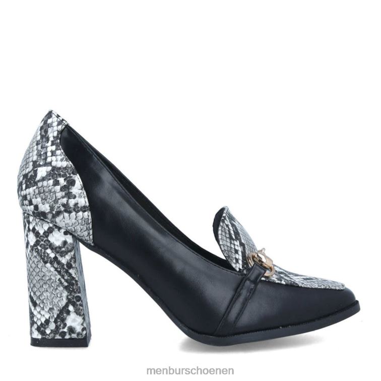 zwart casual chique schoen 64N06404 lupiia vrouwen Menbur
