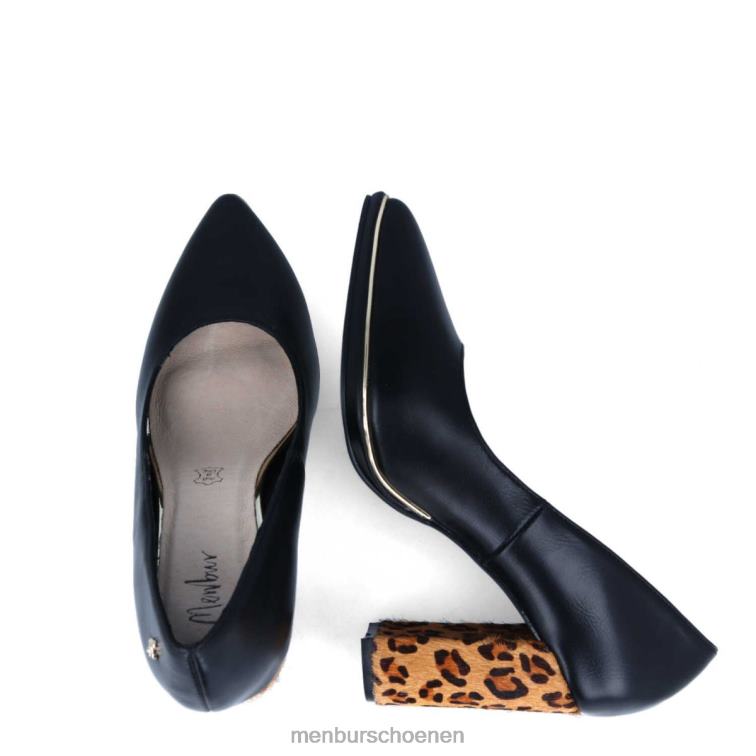 zwart casual chique schoen 64N06407 capranica vrouwen Menbur