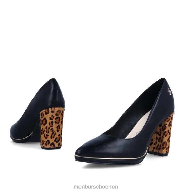 zwart casual chique schoen 64N06407 capranica vrouwen Menbur