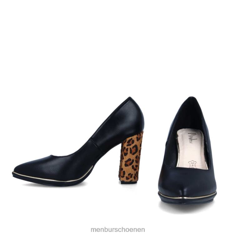 zwart casual chique schoen 64N06407 capranica vrouwen Menbur