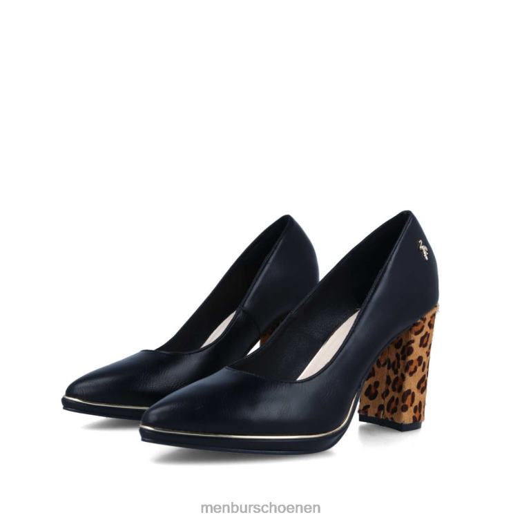 zwart casual chique schoen 64N06407 capranica vrouwen Menbur