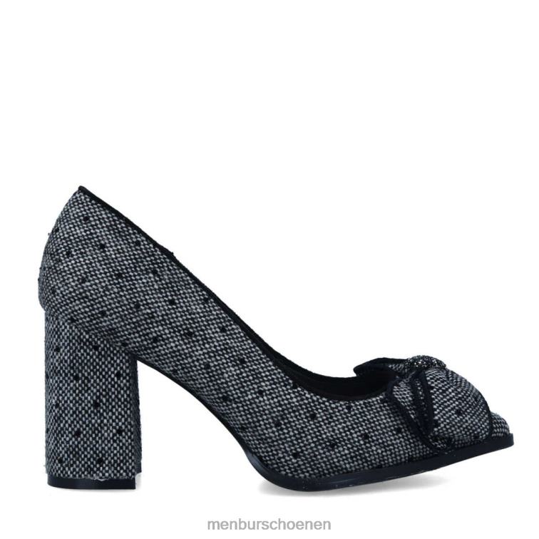 zwart casual chique schoen 64N06409 kanavera vrouwen Menbur