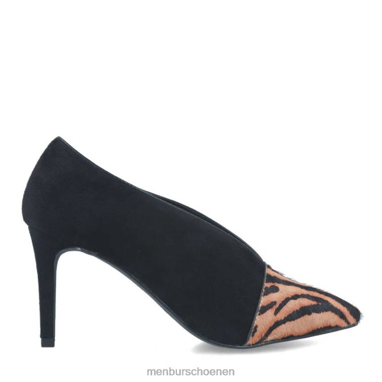 zwart casual chique schoen 64N06412 Arnone vrouwen Menbur