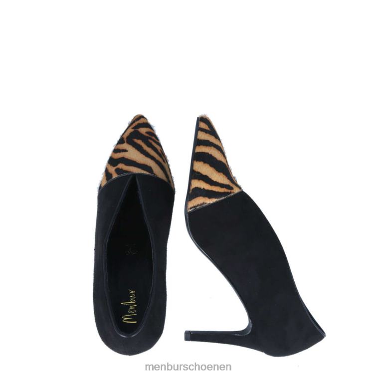 zwart casual chique schoen 64N06412 Arnone vrouwen Menbur