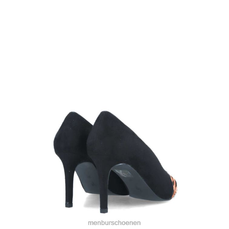 zwart casual chique schoen 64N06412 Arnone vrouwen Menbur