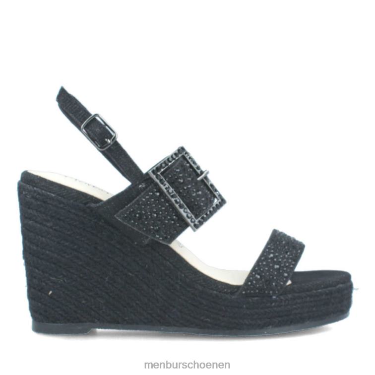 zwart casual chique schoen 64N06471 barlassina vrouwen Menbur