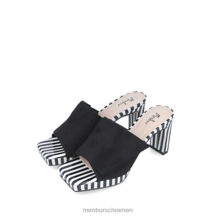 zwart casual chique schoen 64N06476 bosellina vrouwen Menbur