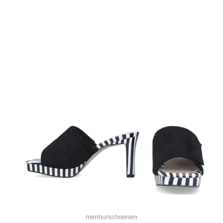 zwart casual chique schoen 64N06476 bosellina vrouwen Menbur