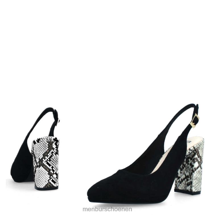 zwart casual chique schoen 64N06486 bomerano vrouwen Menbur