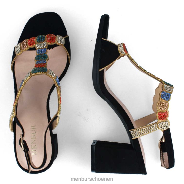 zwart casual chique schoen 64N06496 bolano vrouwen Menbur