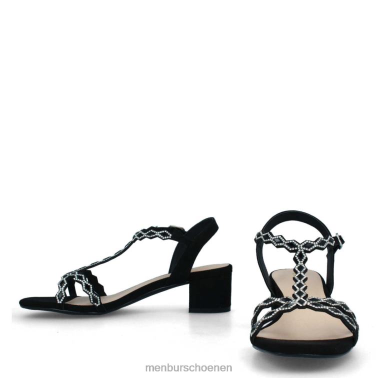 zwart casual chique schoen 64N06506 Vescona vrouwen Menbur