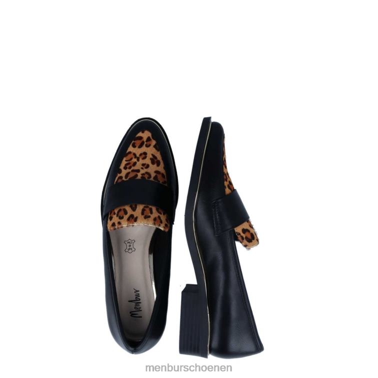 zwart casual chique schoen 64N06512 capodimonte vrouwen Menbur