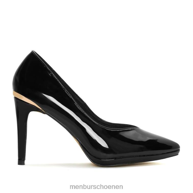 zwart casual chique schoen 64N06513 Stretti vrouwen Menbur