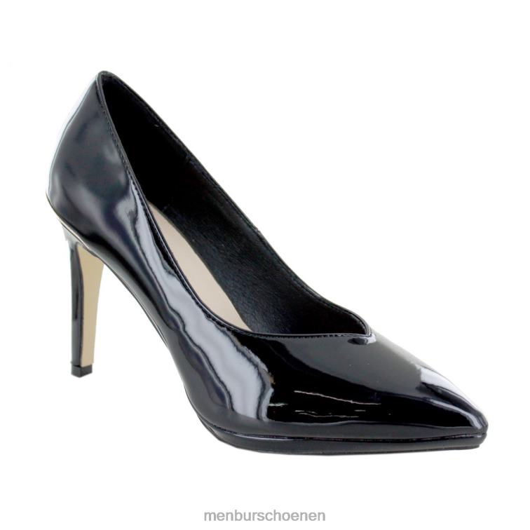 zwart casual chique schoen 64N06513 Stretti vrouwen Menbur