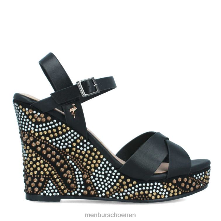 zwart casual chique schoen 64N06546 birbesi vrouwen Menbur