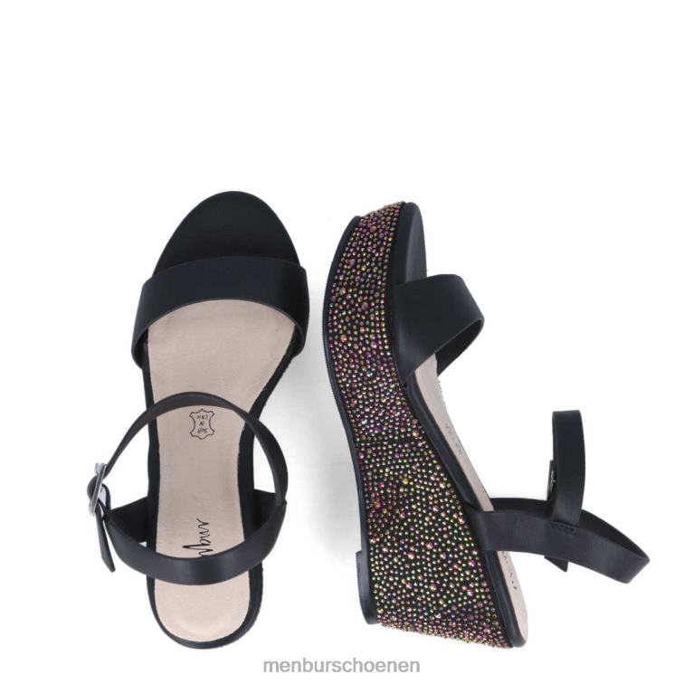 zwart casual chique schoen 64N06547 bluma vrouwen Menbur