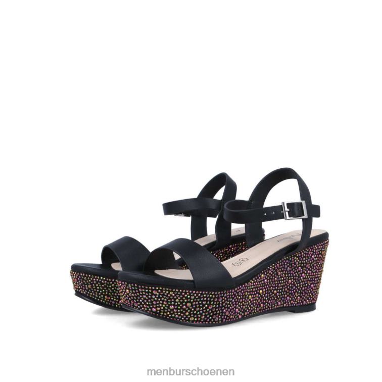 zwart casual chique schoen 64N06547 bluma vrouwen Menbur