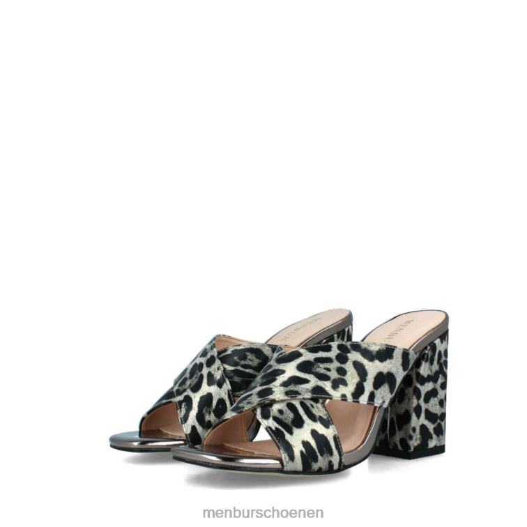 zwart casual chique schoen 64N06548 borio vrouwen Menbur