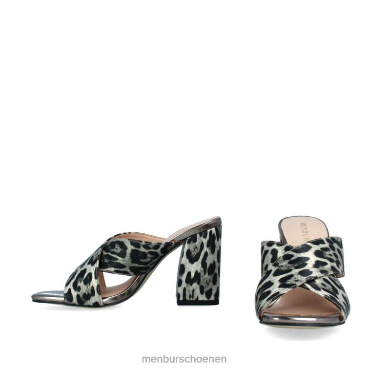 zwart casual chique schoen 64N06548 borio vrouwen Menbur