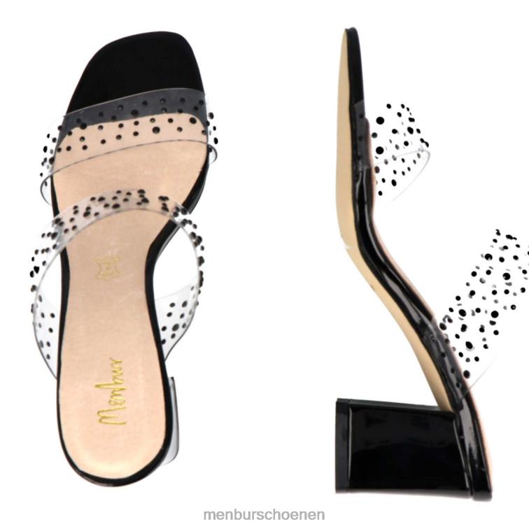 zwart casual chique schoen 64N06558 Piemonte vrouwen Menbur