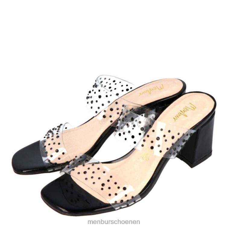 zwart casual chique schoen 64N06558 Piemonte vrouwen Menbur