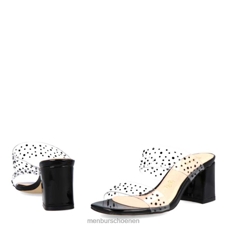 zwart casual chique schoen 64N06558 Piemonte vrouwen Menbur