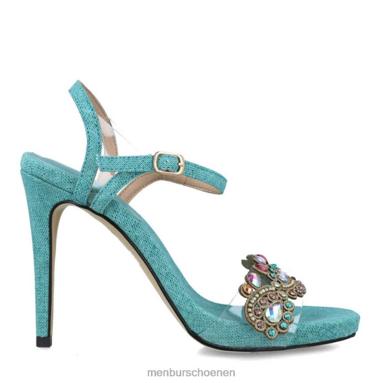 azul medio hoge hakken 64N061253 Atlanta vrouwen Menbur