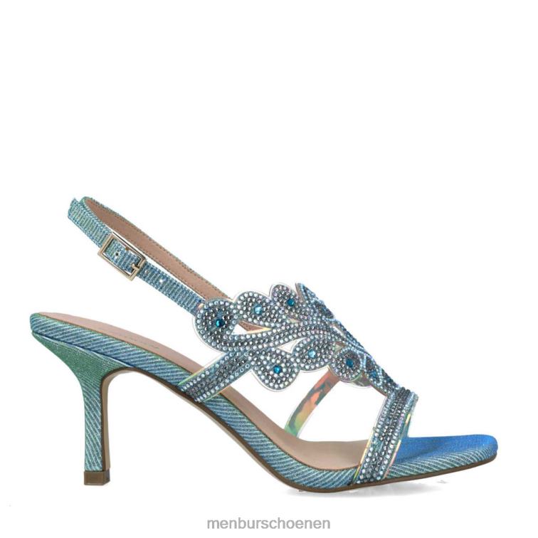 azul medio hoge hakken 64N063908 obsidiaan vrouwen Menbur