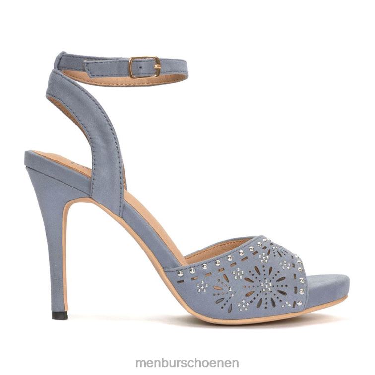 azul medio hoge hakken 64N063963 estense vrouwen Menbur