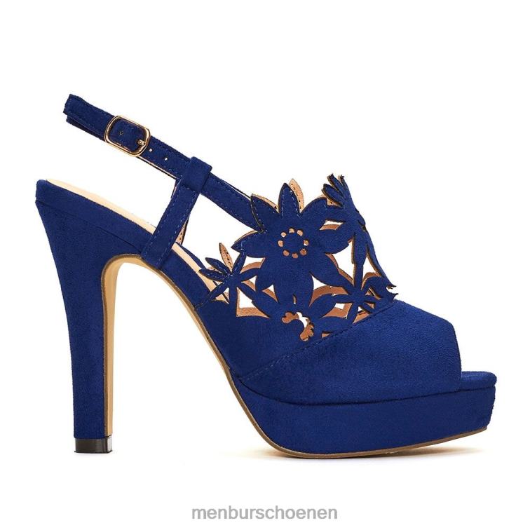 azul medio hoge hakken 64N064451 Trentola vrouwen Menbur