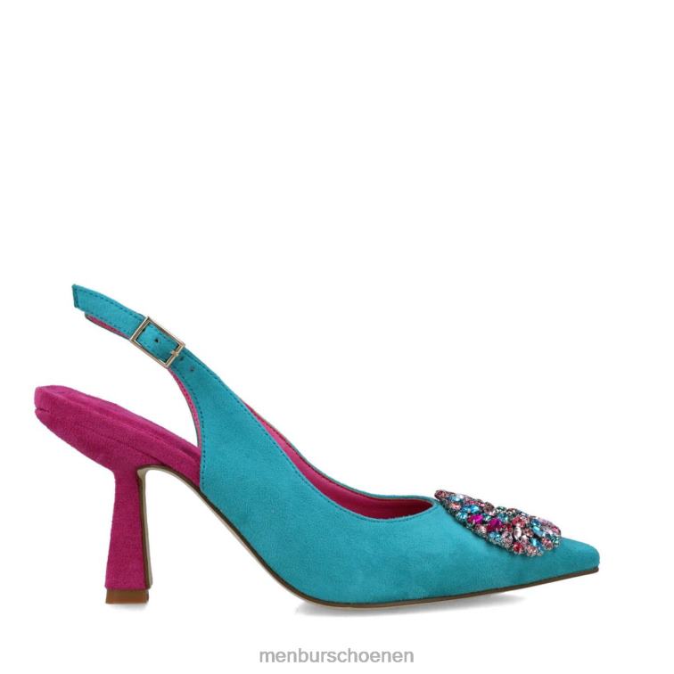 azul medio hoge hakken 64N065144 sagittae vrouwen Menbur