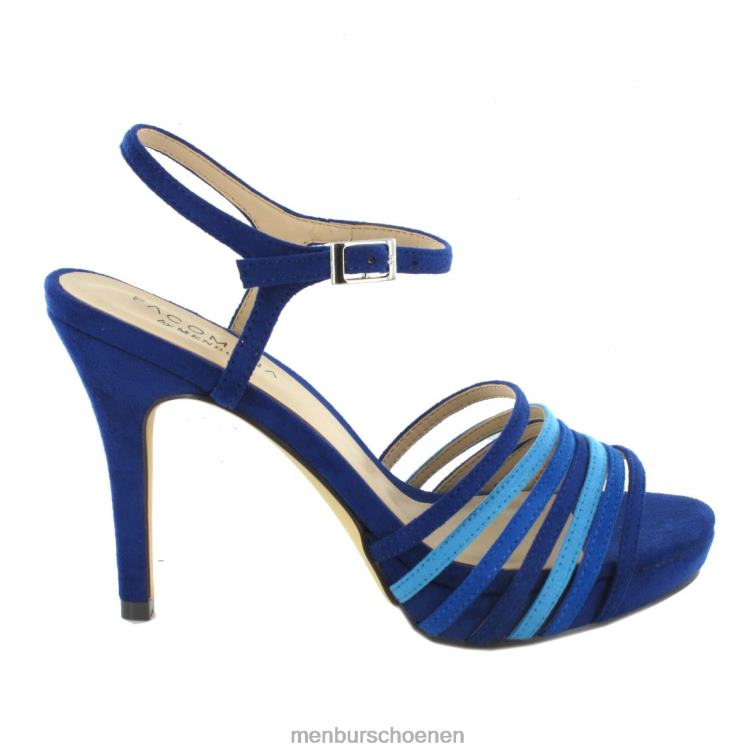 azul medio hoge hakken 64N065164 Benin vrouwen Menbur