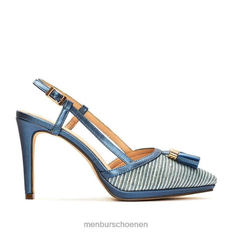 azul medio hoge hakken 64N065218 vallecorsa vrouwen Menbur