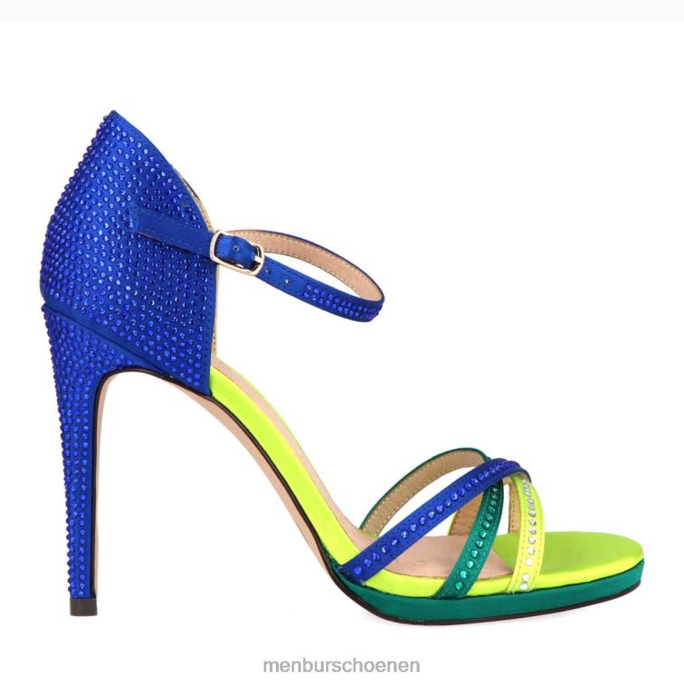 azul medio hoge hakken 64N065282 asolo vrouwen Menbur