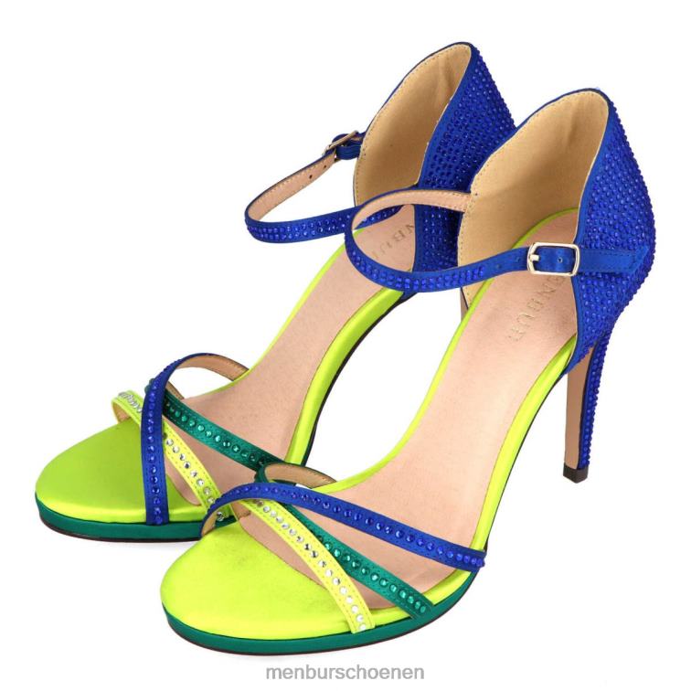 azul medio hoge hakken 64N065282 asolo vrouwen Menbur