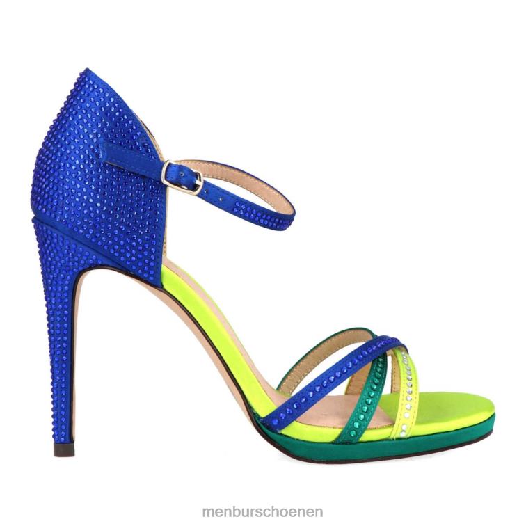 azul medio hoge hakken 64N065282 asolo vrouwen Menbur