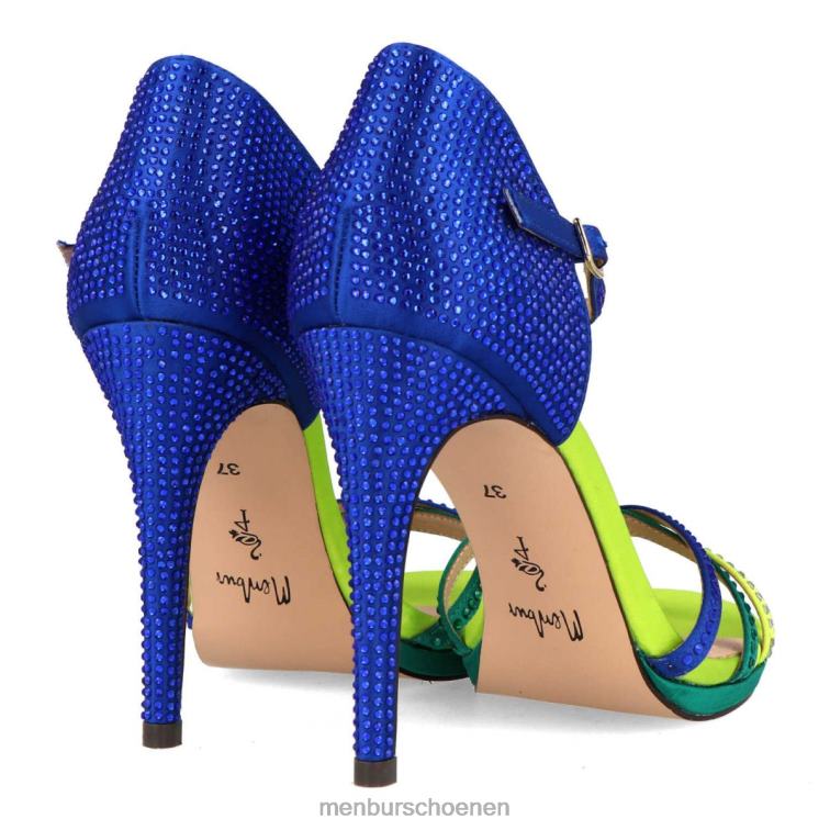 azul medio hoge hakken 64N065282 asolo vrouwen Menbur