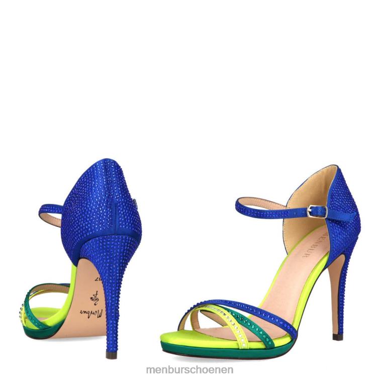 azul medio hoge hakken 64N065282 asolo vrouwen Menbur