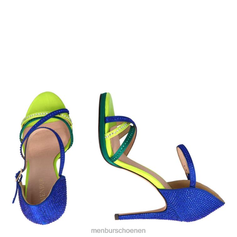 azul medio hoge hakken 64N065282 asolo vrouwen Menbur