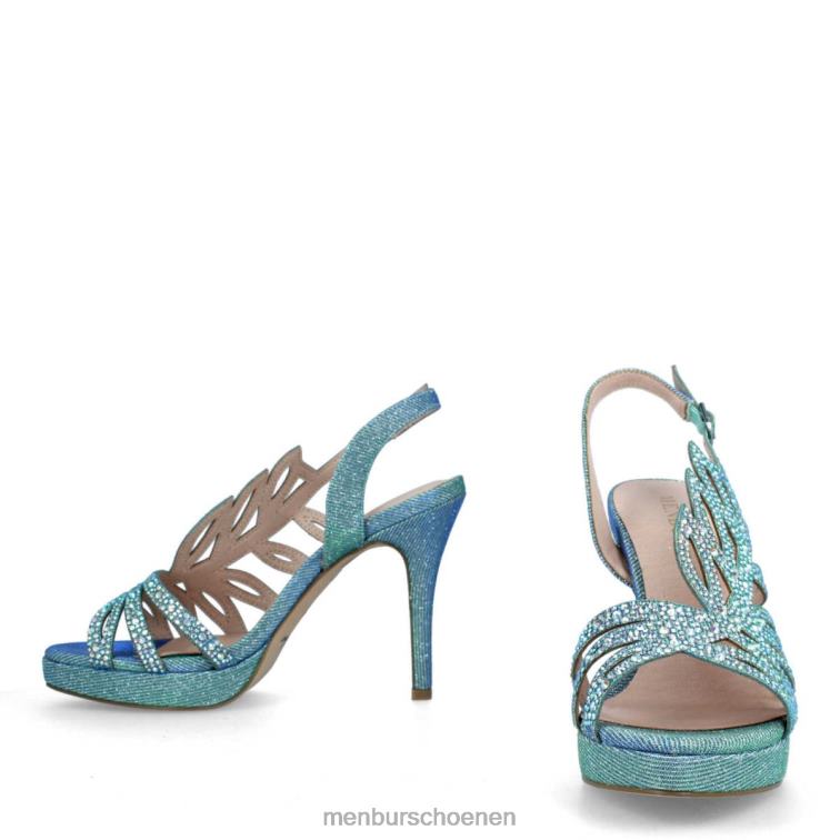 azul medio hoge hakken 64N06834 engellara vrouwen Menbur