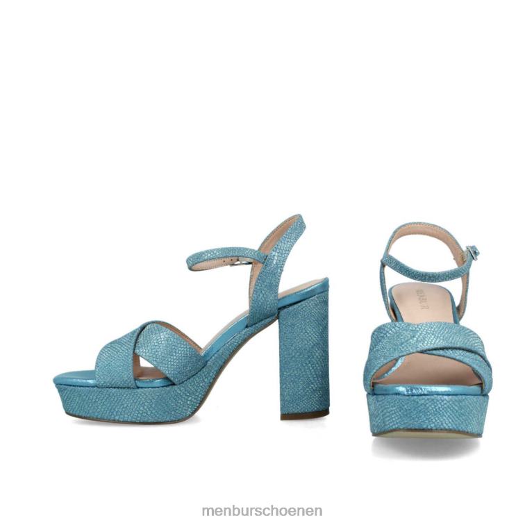 azul medio hoge hakken 64N06871 muletto vrouwen Menbur