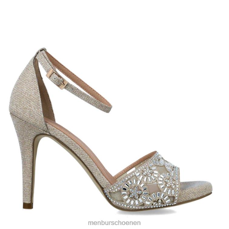 beige hoge hakken 64N063891 hamburger vrouwen Menbur