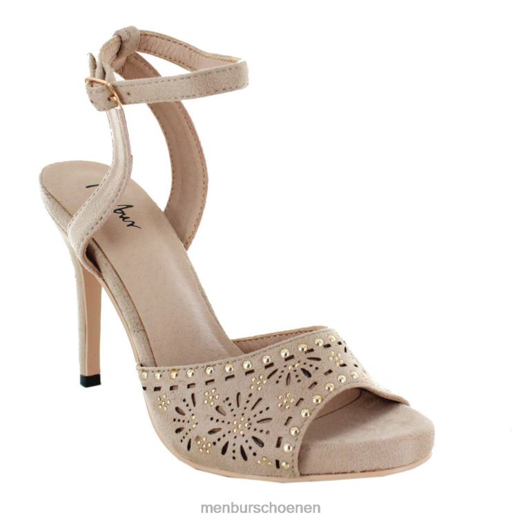 beige hoge hakken 64N063964 estense vrouwen Menbur