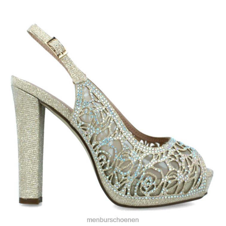 beige hoge hakken 64N064054 balanello vrouwen Menbur