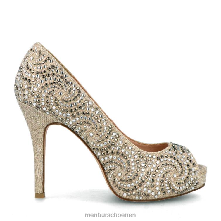beige hoge hakken 64N064076 grauson vrouwen Menbur